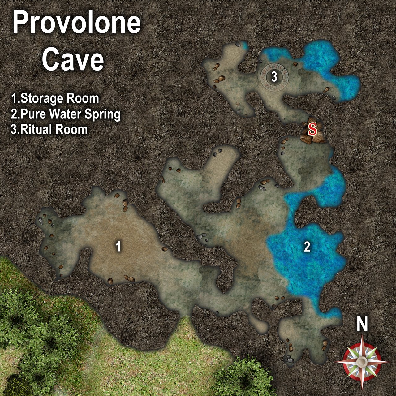 Nibirum Map: provolone cave by Ricko Hasche